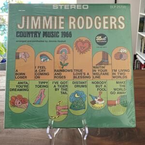 Jimmie Rodgers Country Music 1966 Vinyl LP 1966 Dot Records DLP 25710 Sealed